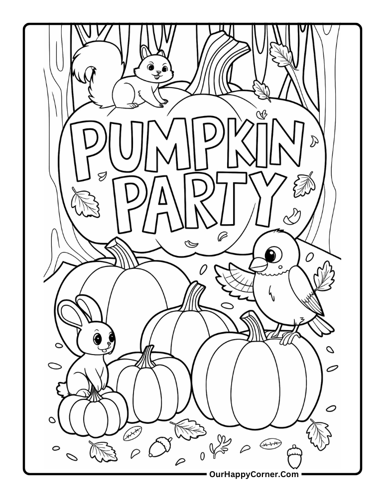 Pumpkin Coloring Pages 