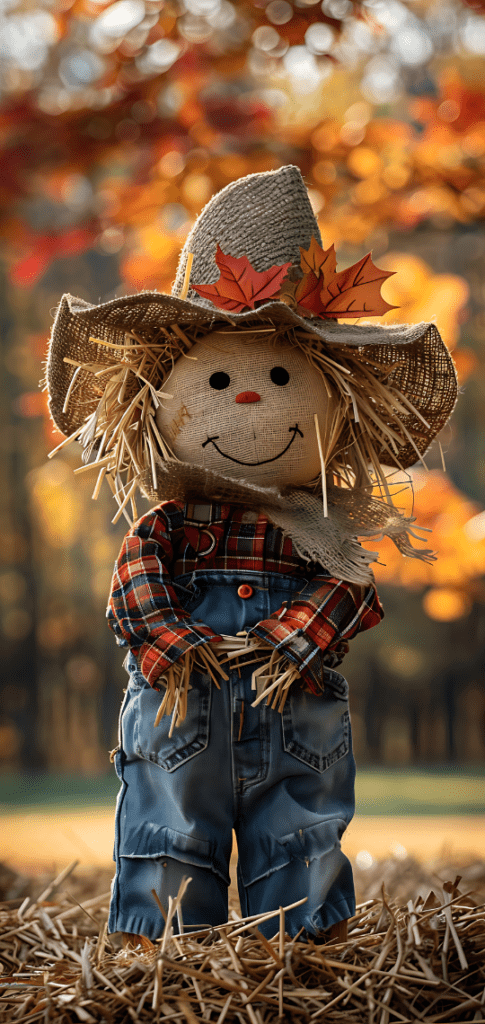 scarecrow autumn fall wallpaper 