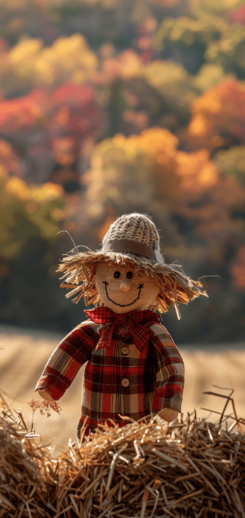 scarecrow autumn fall wallpaper 