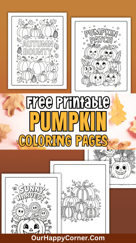 Pumpkin coloring pages free printable