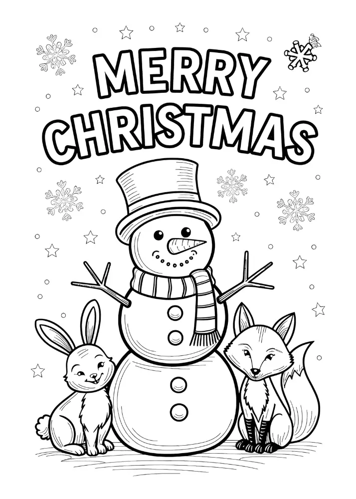Free Printable Christmas Cards - Our Happy Corner