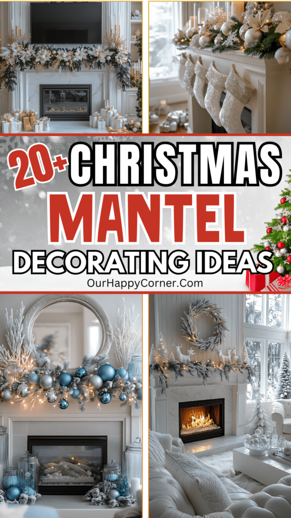 Christmas Mantel Decorations To Copy