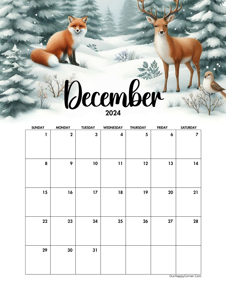 December Calendar 2024