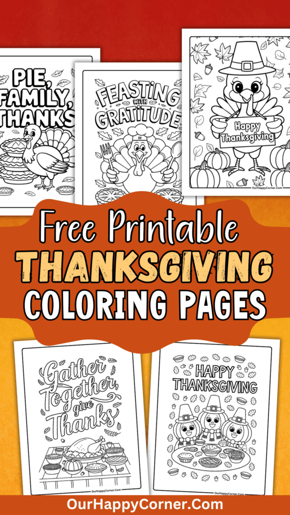 Free thanksgiving coloring pages