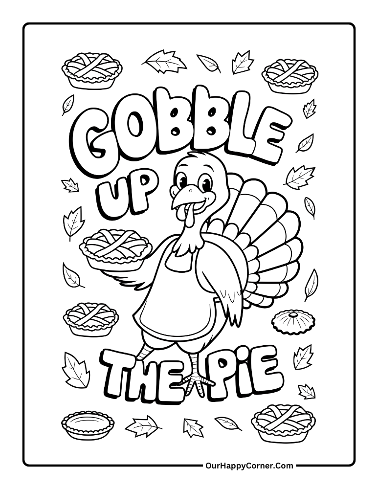 thanksgiving coloring pages