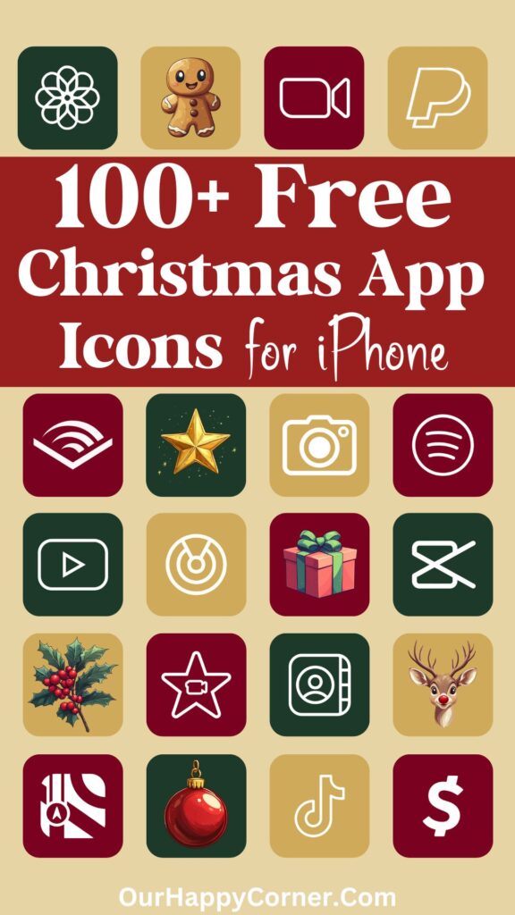 Christmas App Icons for your iPhone