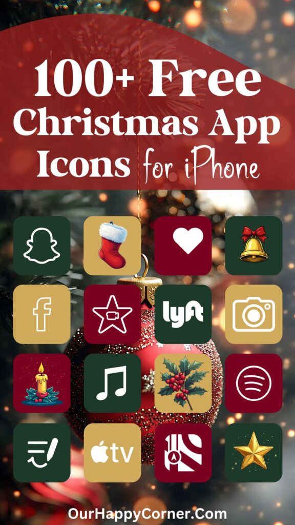 Christmas App Icons for your iPhone