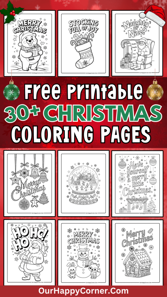 Christmas coloring pages