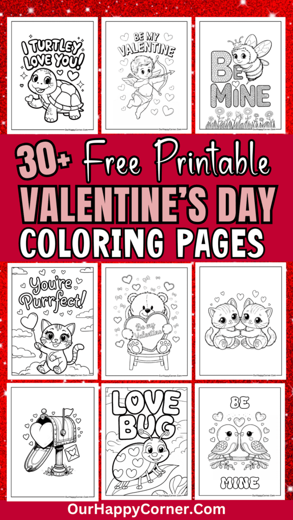 Valentine's Day coloring pages printable 