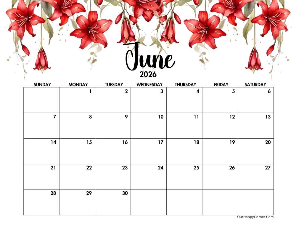Floral calendar