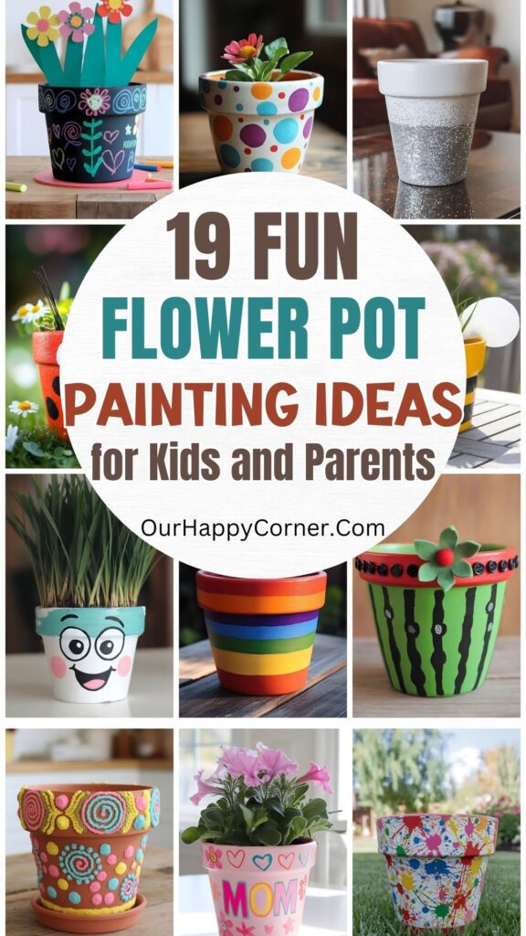 Flower pot painting