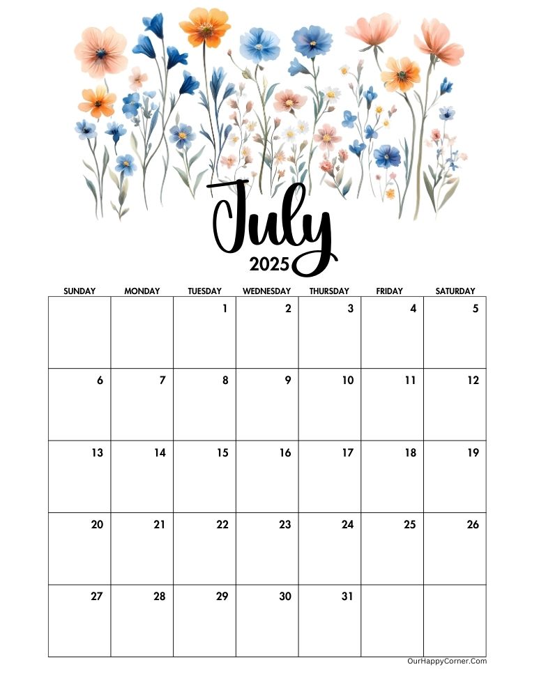 Nature inspired calendar
