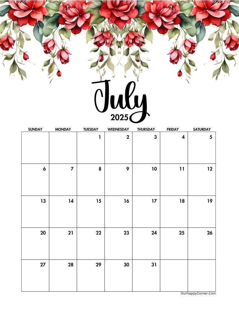 Floral calendar