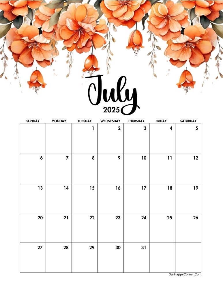 Floral calendar