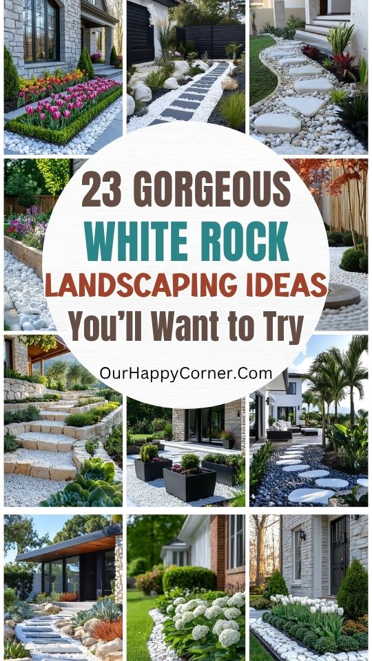 White rock landscaping