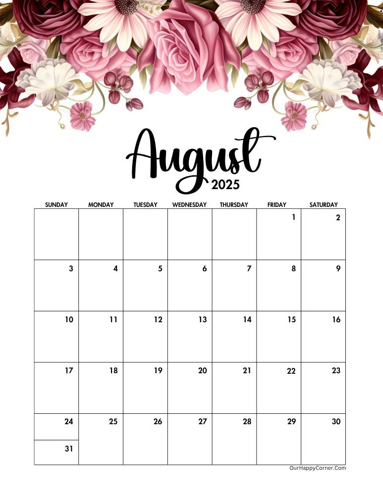 Floral calendar