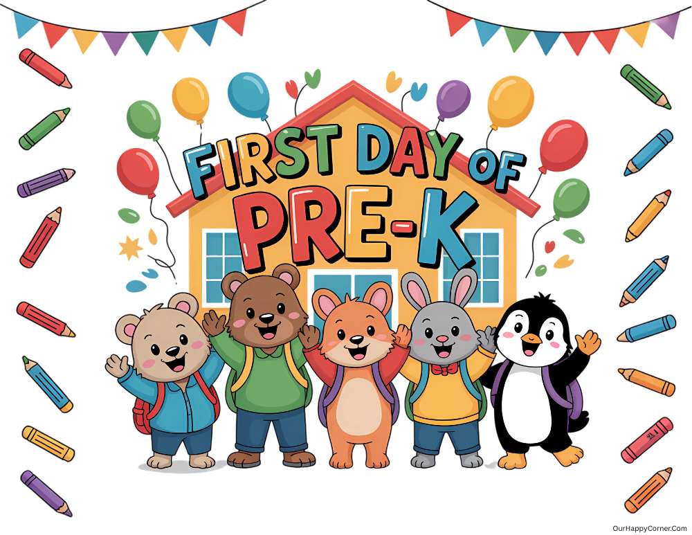 first day of school signs Pre-K (3)
