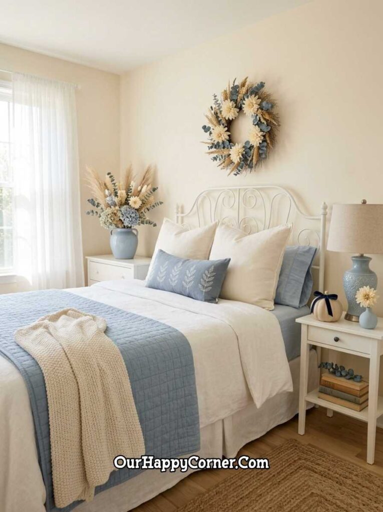 Soft Powder Blue Bedroom