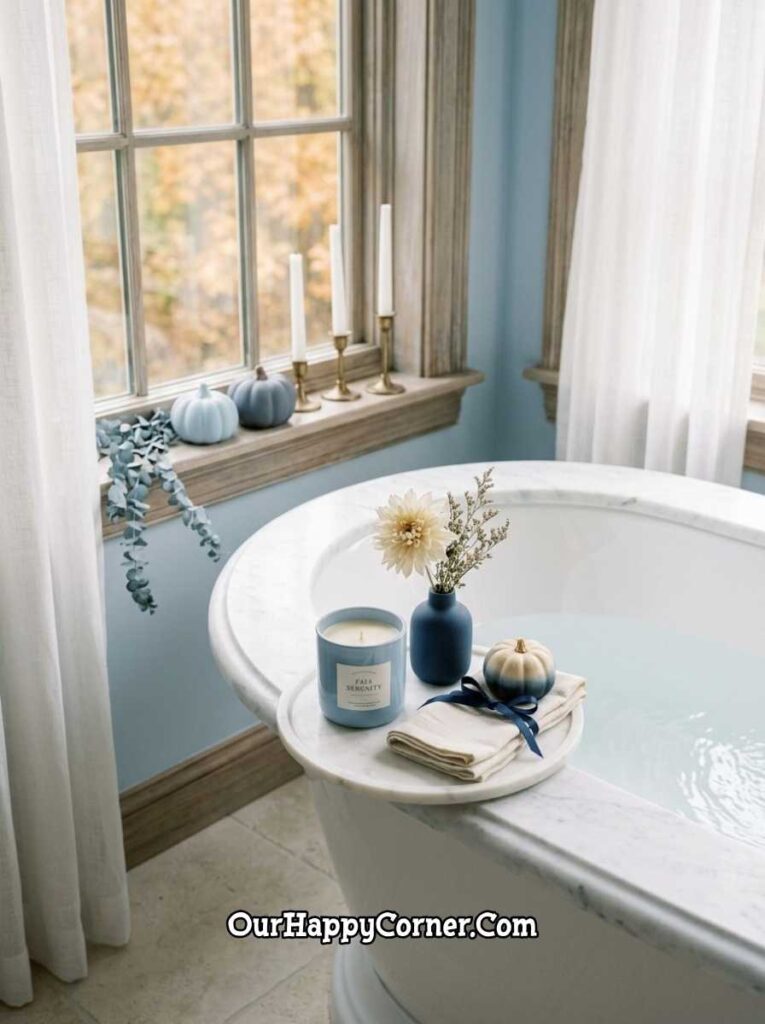 Blue fall decor ideas