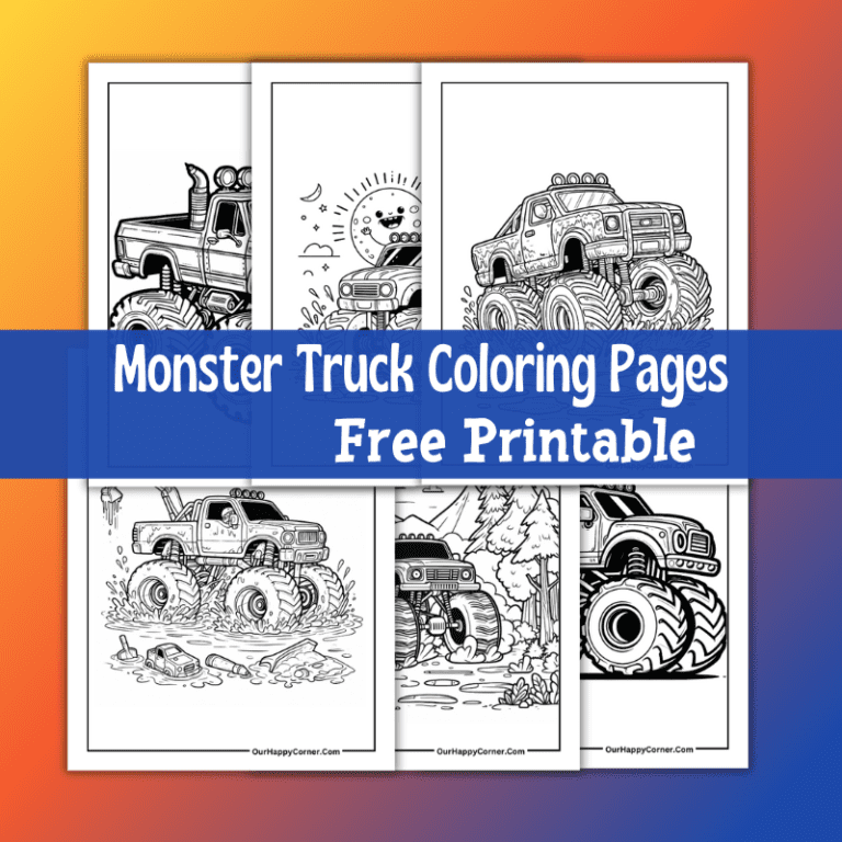 Free Printable Monster Truck Coloring Pages