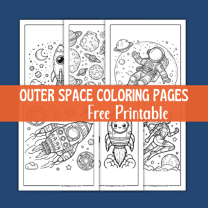 Outer Space Coloring Pages Free Printable