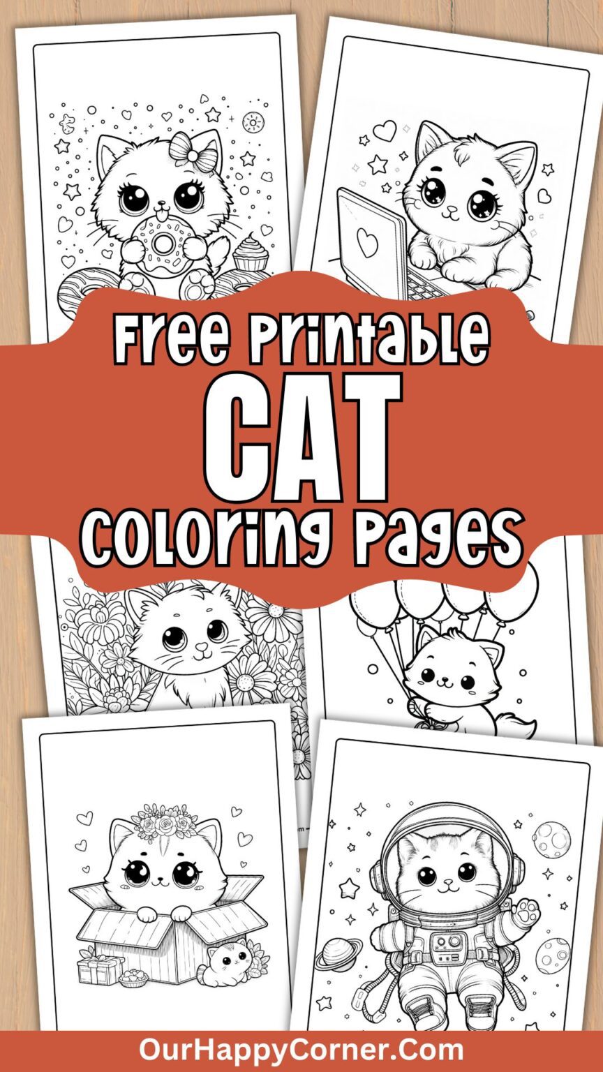 Free Printable Cat Coloring Pages Our Happy Corner