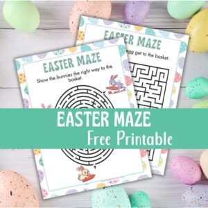Easter Maze Free Printable