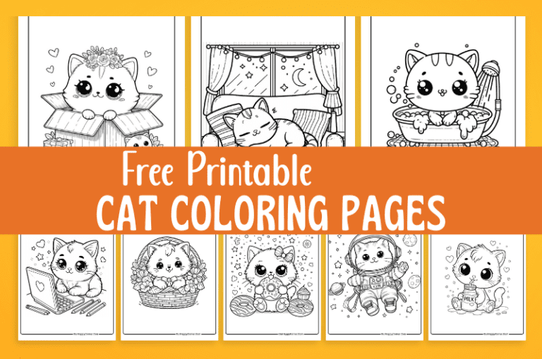 Free Printable Cat Coloring Pages