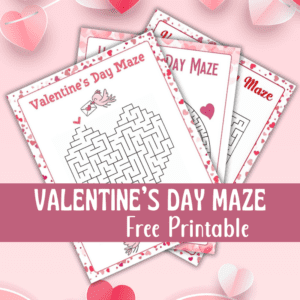 Valentine’s Day Maze Free Printable