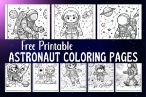 Astronaut Coloring Pages Various Images