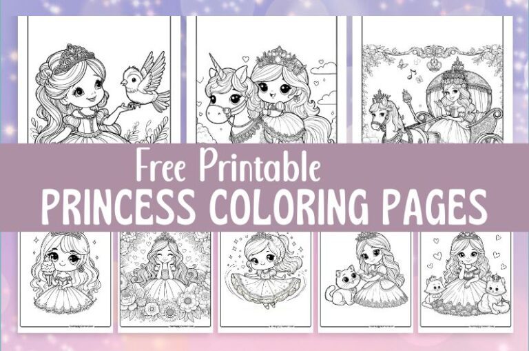 Princess Coloring Pages Free Printable