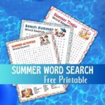 Summer Word Search Puzzles