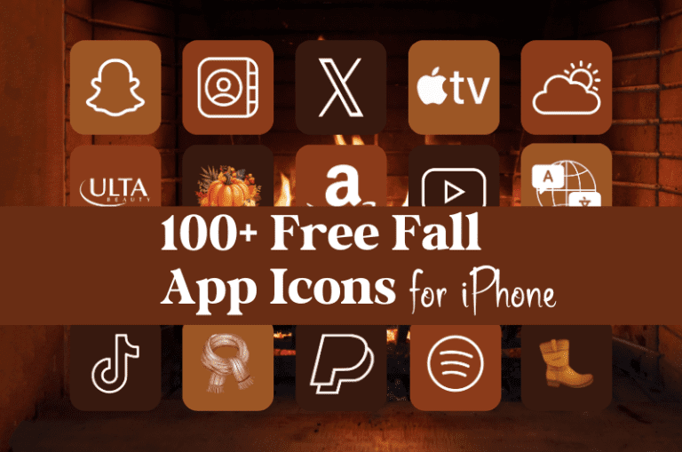 Fall App Icons for iPhone and Tablets
