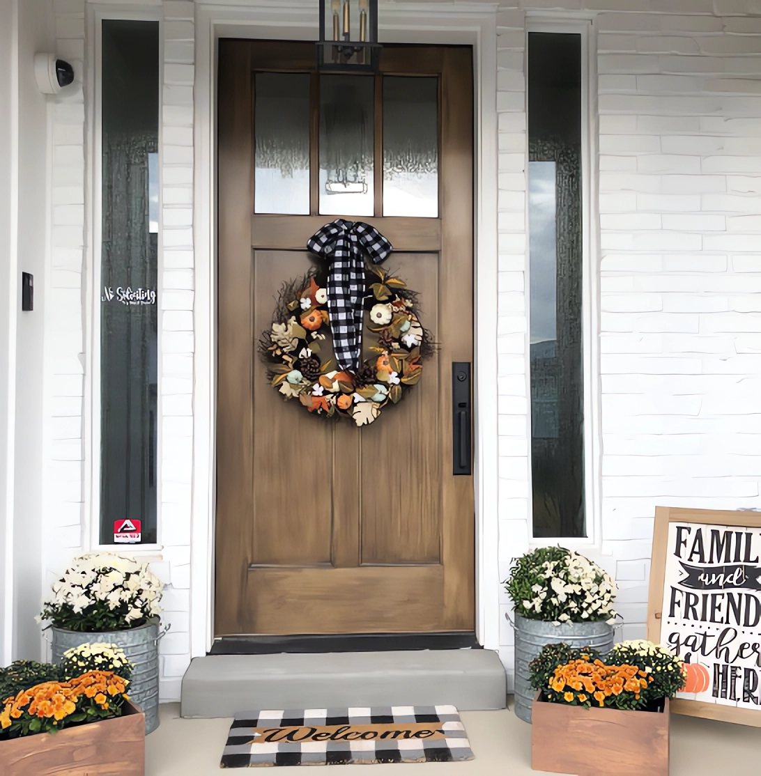 Cozy and Inviting Fall Front Porch Decor Ideas - Our Happy Corner