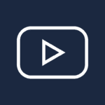 YouTube dark blue app icon