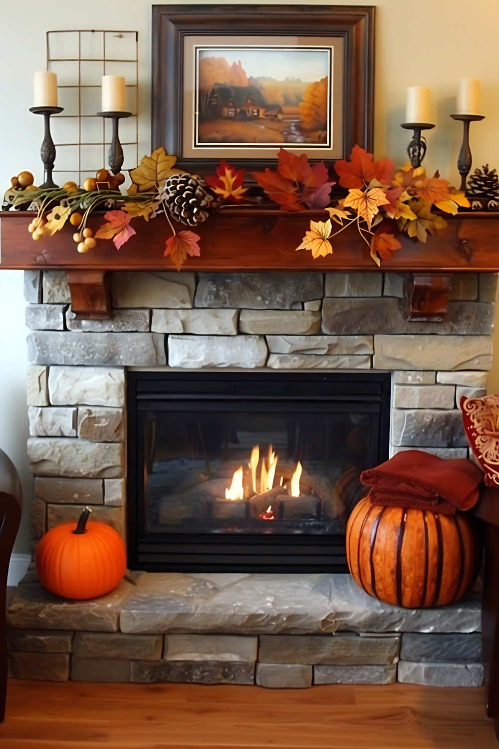 Creative and Cozy Fall Mantel Decorating Ideas - Our Happy Corner