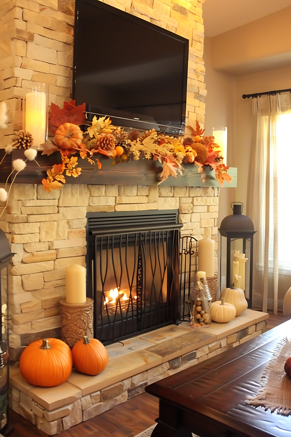 Creative and Cozy Fall Mantel Decorating Ideas - Our Happy Corner