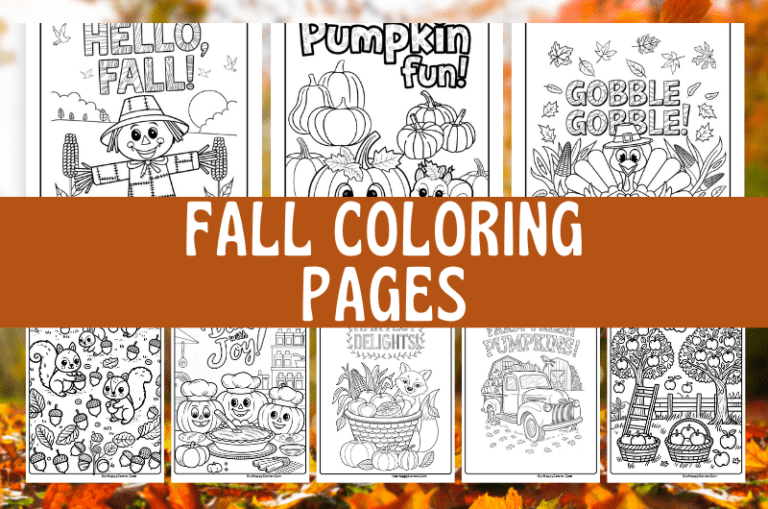 Free fall coloring pages