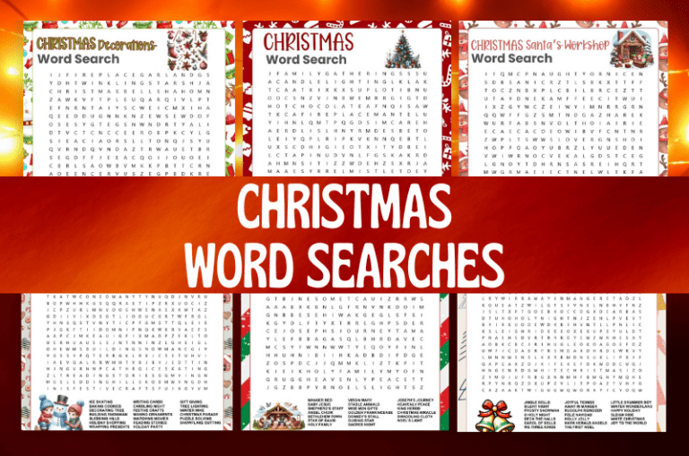 Christmas Word Search Free Printable