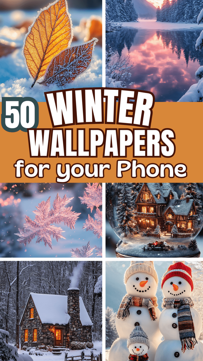 Free Winter Wallpapers for Your Phone - Our Happy Corner