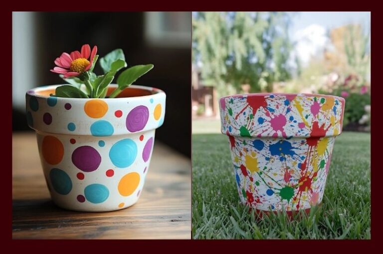 Flower pot painting ideas