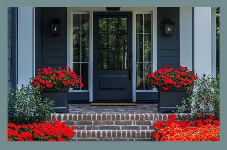 Front yard flower bed ideas