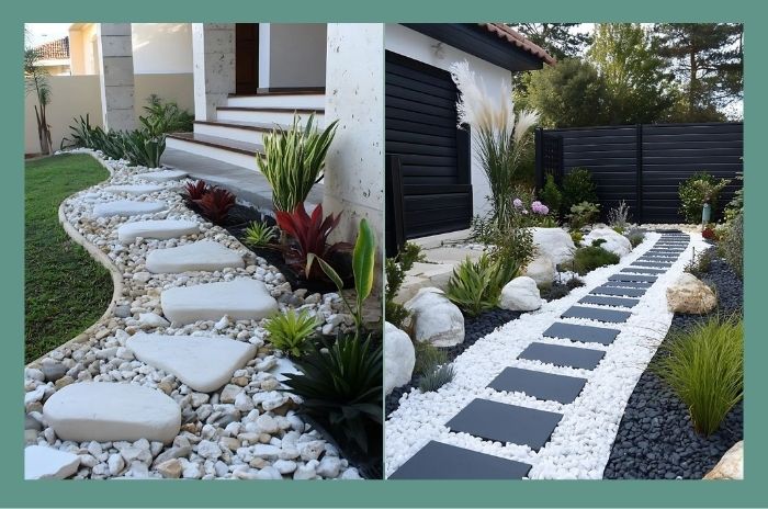 White rock landscaping ideas
