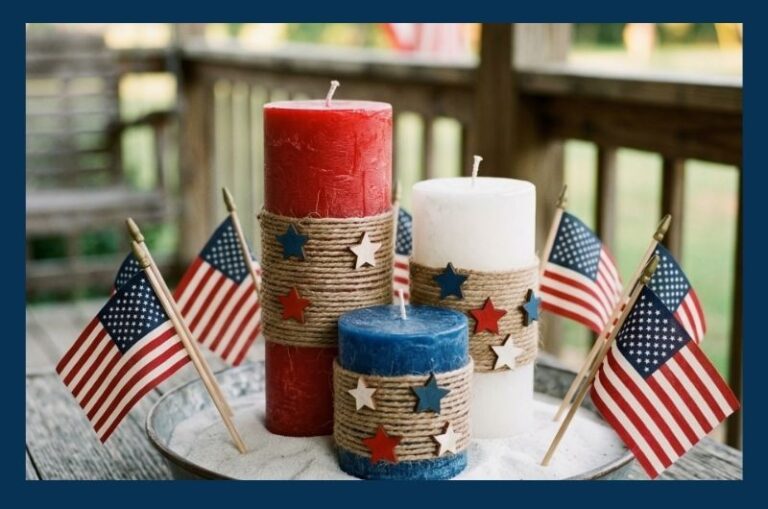 4th of July Centerpiece Tablescape