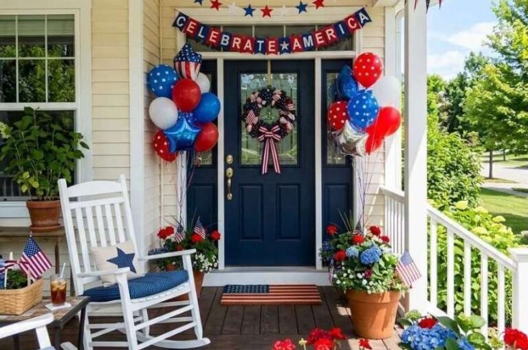 4th of July Porch Decor