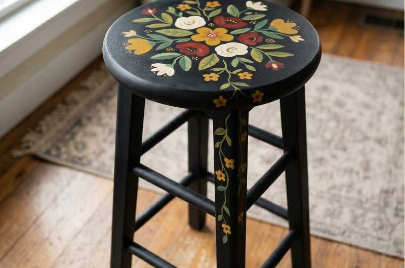 Stoo Designs Stool Painting Ideas That Are Surprisingly Easy to Recreate - Our Happy ...