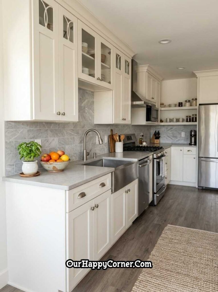Gray Marble Look Peel and Stick