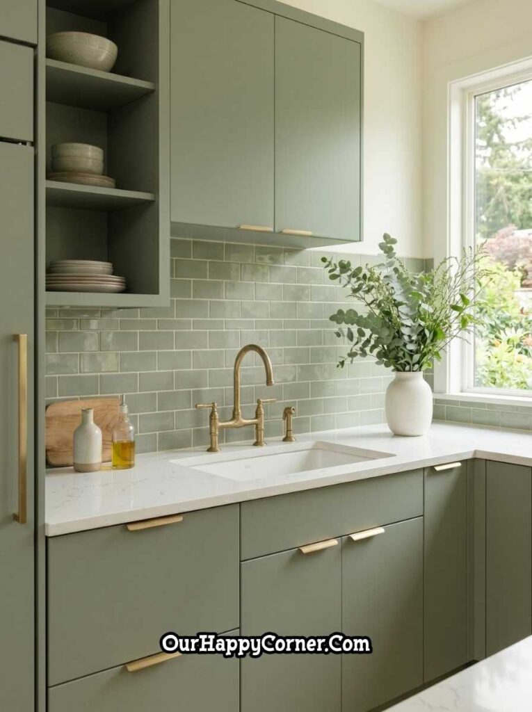 Sage Green Subway Tile