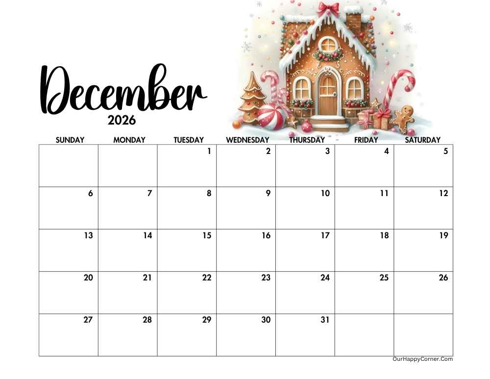 Christmas theme calendar