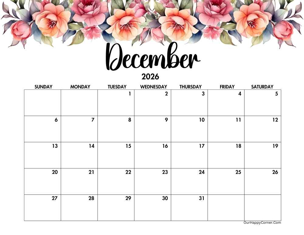 Floral calendar